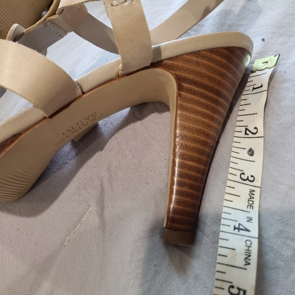 FRANCO SARTO MOPED tan Leather Sandal womens 7.5. - Picture 11 of 12